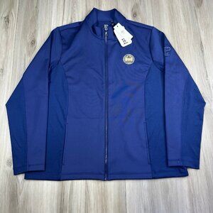 EP NY Golf Men’s Mesh Blocked Jacket Full Zip Navy Blue Size XL PGA NEW